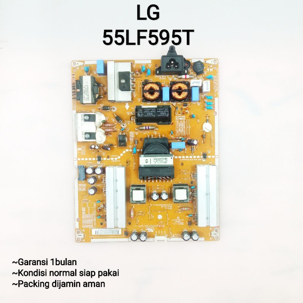psu tv LG 55LF595T original 55" power supply regulator mesin ps