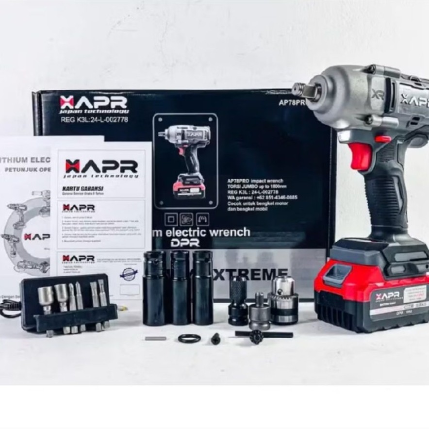 IMPACT WRENCH APR 78PRO 1800NM / impact jumbo  Apr / IMPACT WRENCH APR PEMBUKA BAUT
