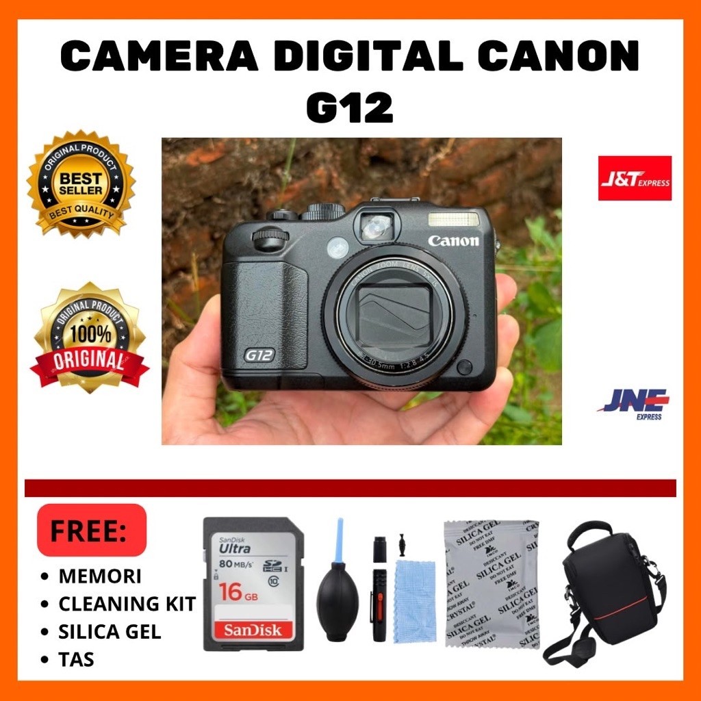 CANON G12 SIAP PAKAI