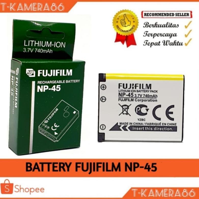 Fujifilm battery NP-45 For Fujifilm Finepix  JZ500 XP10 J10 mini 90 100fd Baterai