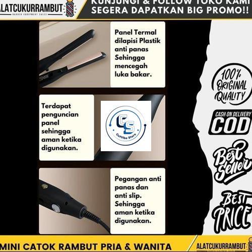 Catok Rambut Mini Pria Catokan Mini Rambut Catok Rambut Pria Hair Straightener Sisir