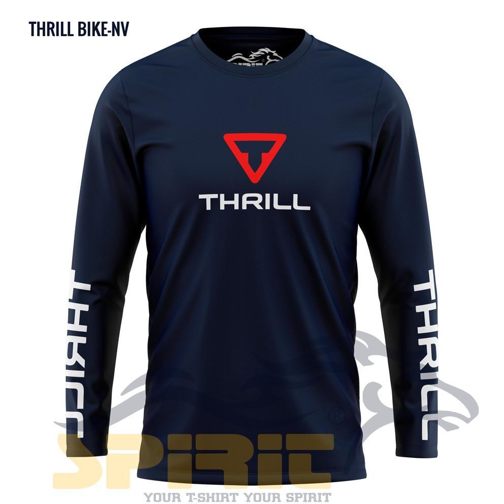 Discount Kaos Sepeda Thrill Baju Gowes Sepeda Gunung Thrill Lengan Panjang Thrill Baju Kaos Sepeda G