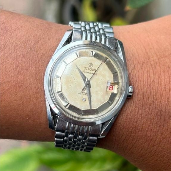 Titoni Airmaster Gold Coin 77 Jewels