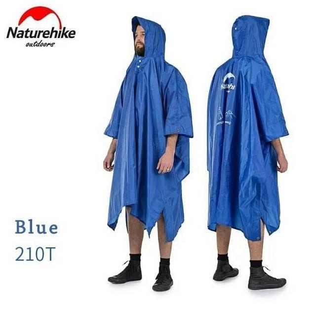 Jas hujan Naturehike NH17D002-M / NH17D003-M 210T/20D poncho jas hujan multifungsi