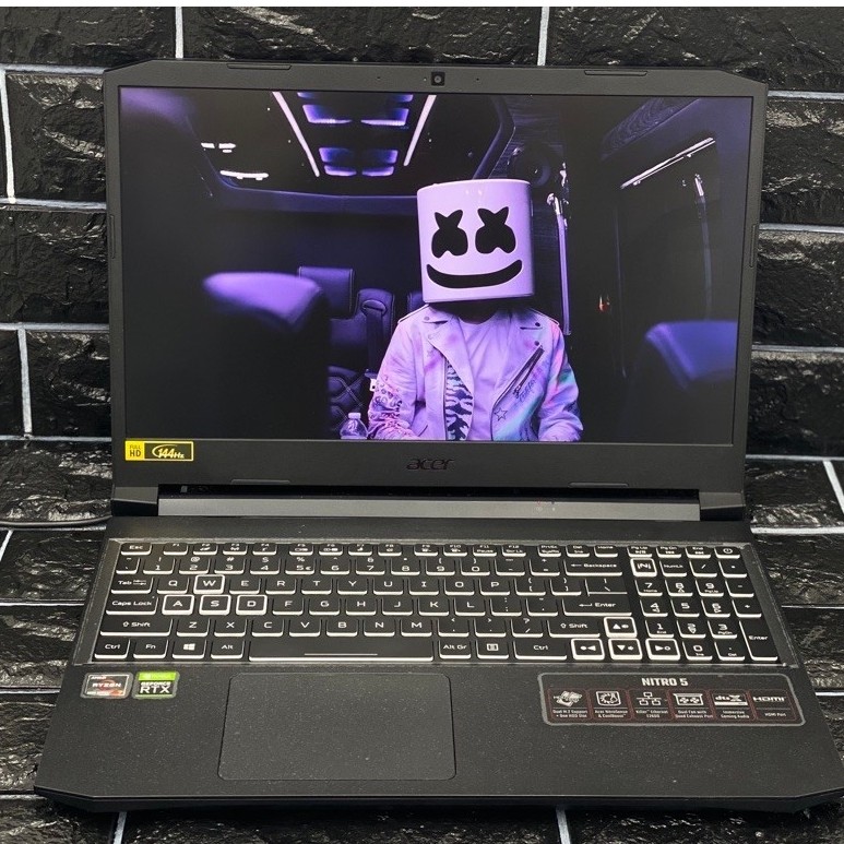 Gaming Acer Nitro AN515-45 RTX 3060 Ram 16Gb Ssd 512 Gb Mulus Fullset