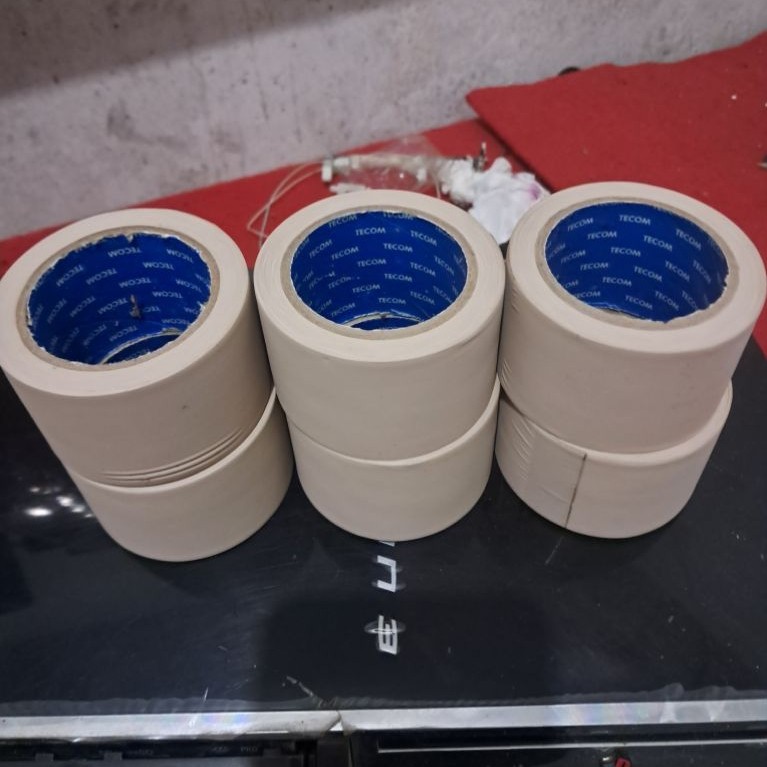 Ductape Lem Lengket Pembungkus Pipa AC Tecom Isolasi Lengket Tecom