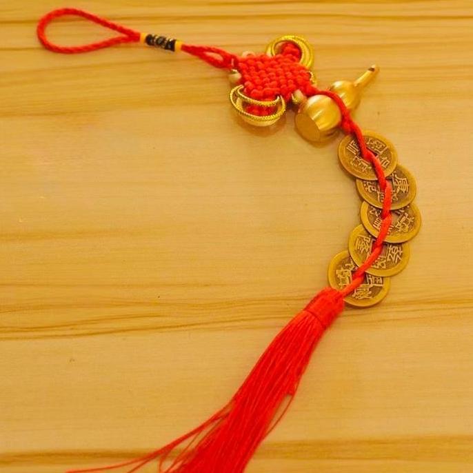Sepasang Wu di qian gantungan Fengshui 5 kaisar