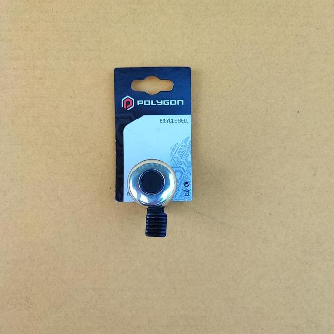Promo Bicycle Bell Polygon Sierra Silver. Bel Ting Polygon Sierra Silver Diskon