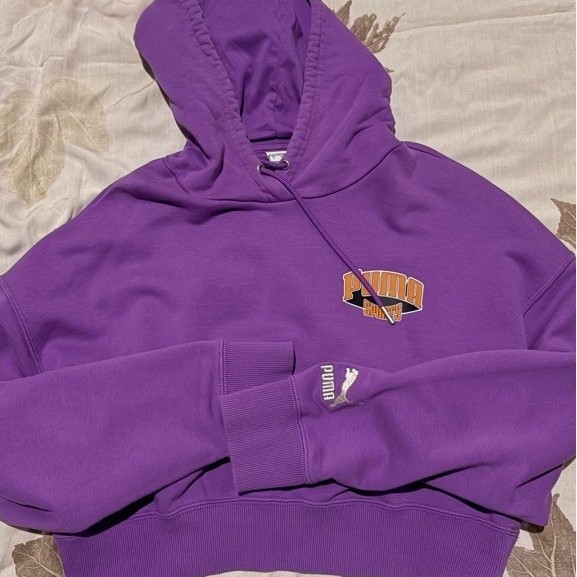 PUMA Sports Hoodie Ungu Size L Original