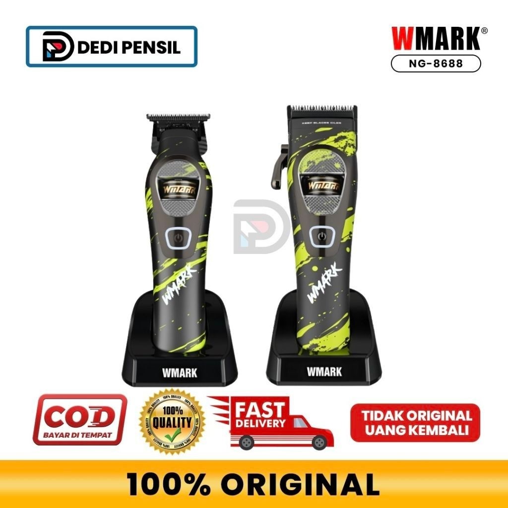 WMARK NG 8688 KIT OUTER ROTOR BLDC BARBER KIT HAIR CLIPPER & TRIMMER