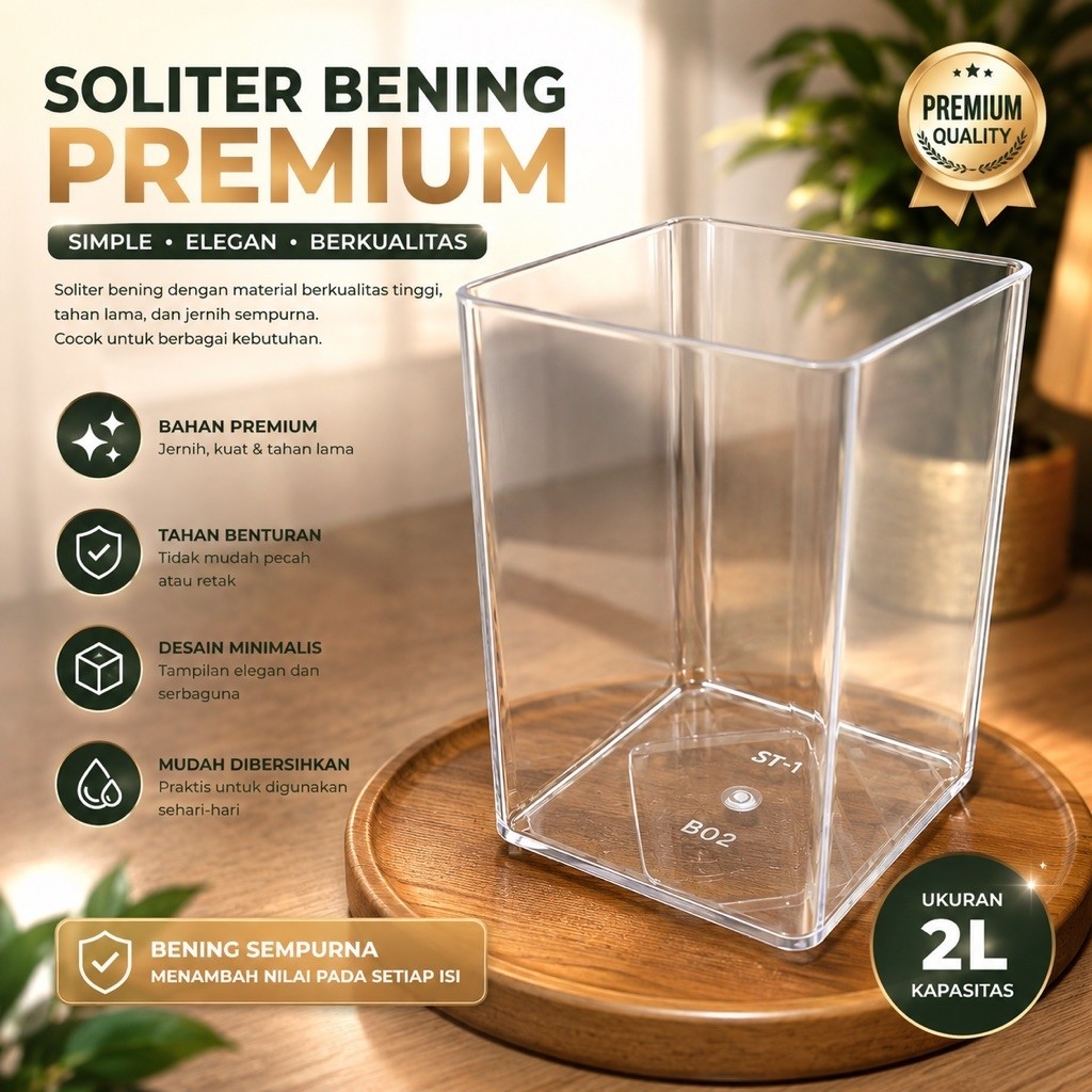 ZOOMATE | Soliter Akrilik 2 Liter Cupang