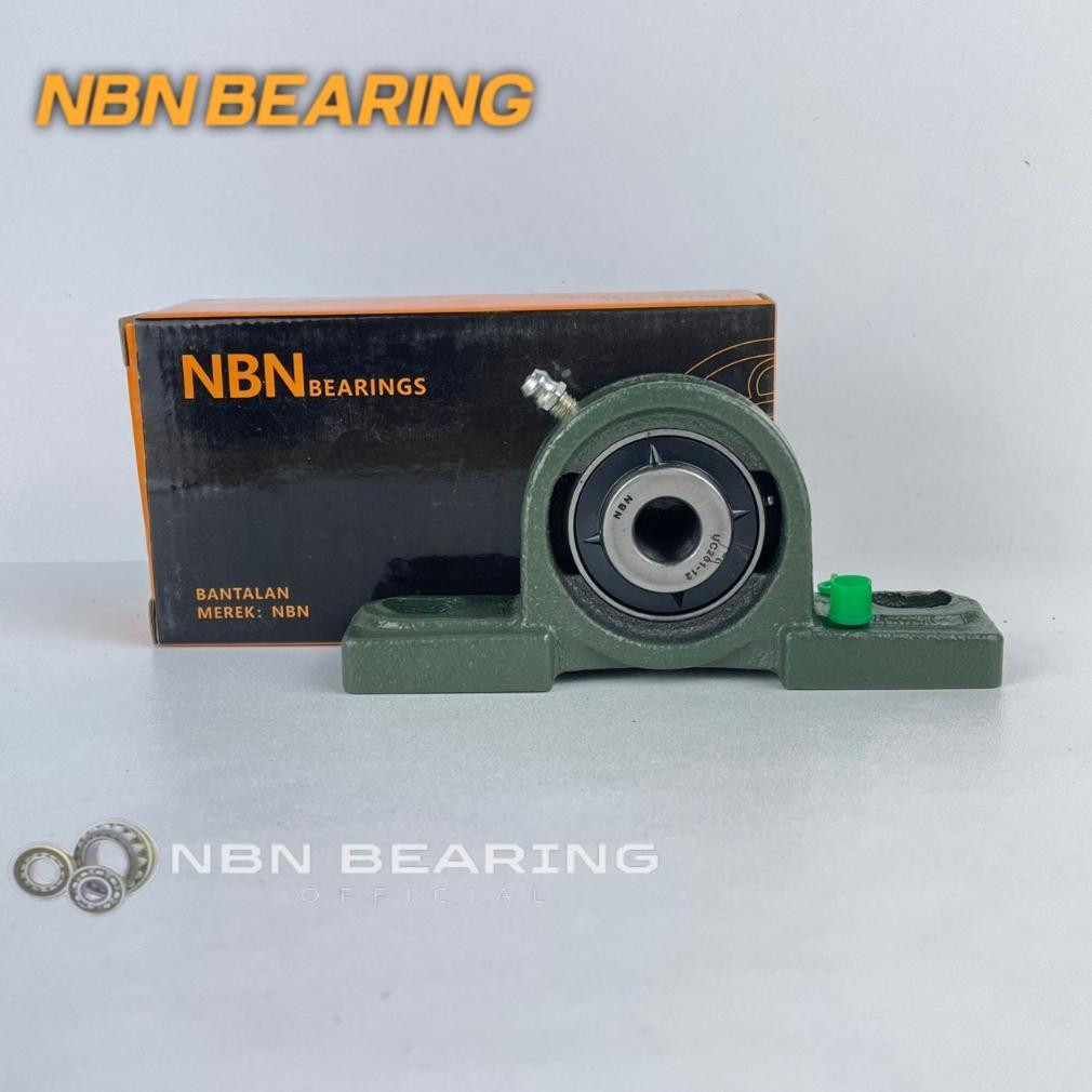 Bearing Ucp 201-12  As 12Mm Pillow Block Laher Duduk Nbn Official Original