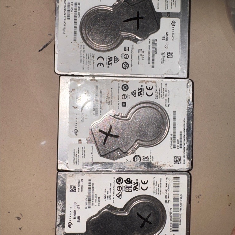hardisk laptop rusak 1tb merek merek seagate kondisi rusak