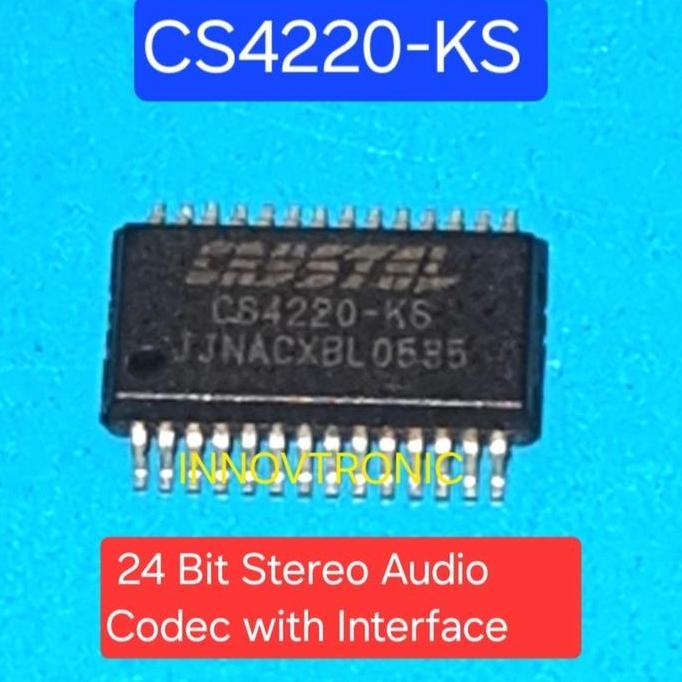 CS4220-KS CS4220 SSOP28  Crystal Cirrus Logic 24Bit Stereo Audio ec 3V Interface