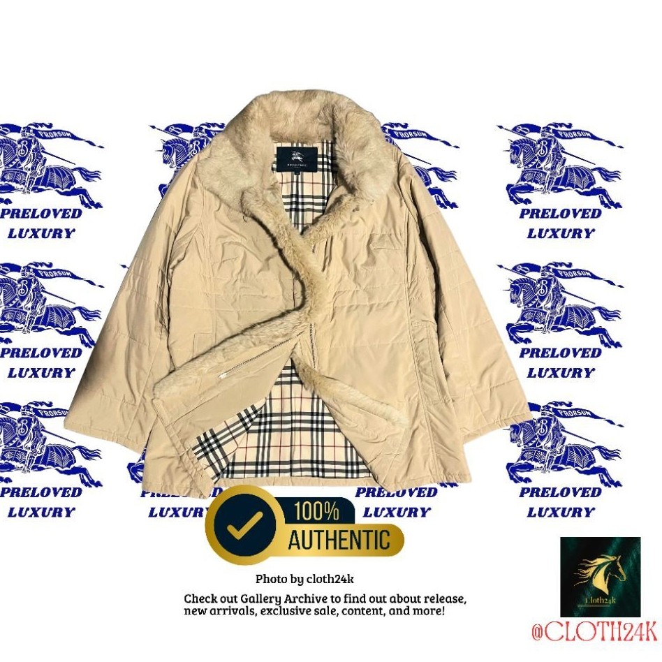 b*berry - jacket women coat harrington nova uk xl second brand luxury preloved