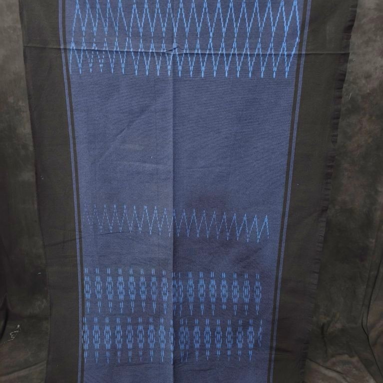 Ulos Batak Sibolang Toba Navy Hitam