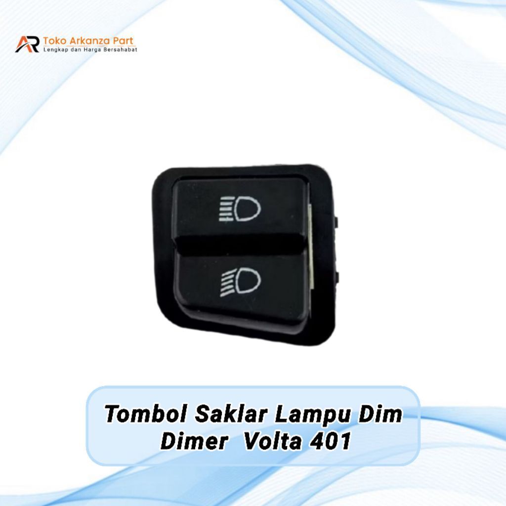 Tombol Saklar Lampu Dim Dimer Jarak Jauh Dekat Motor Listrik Volta 401