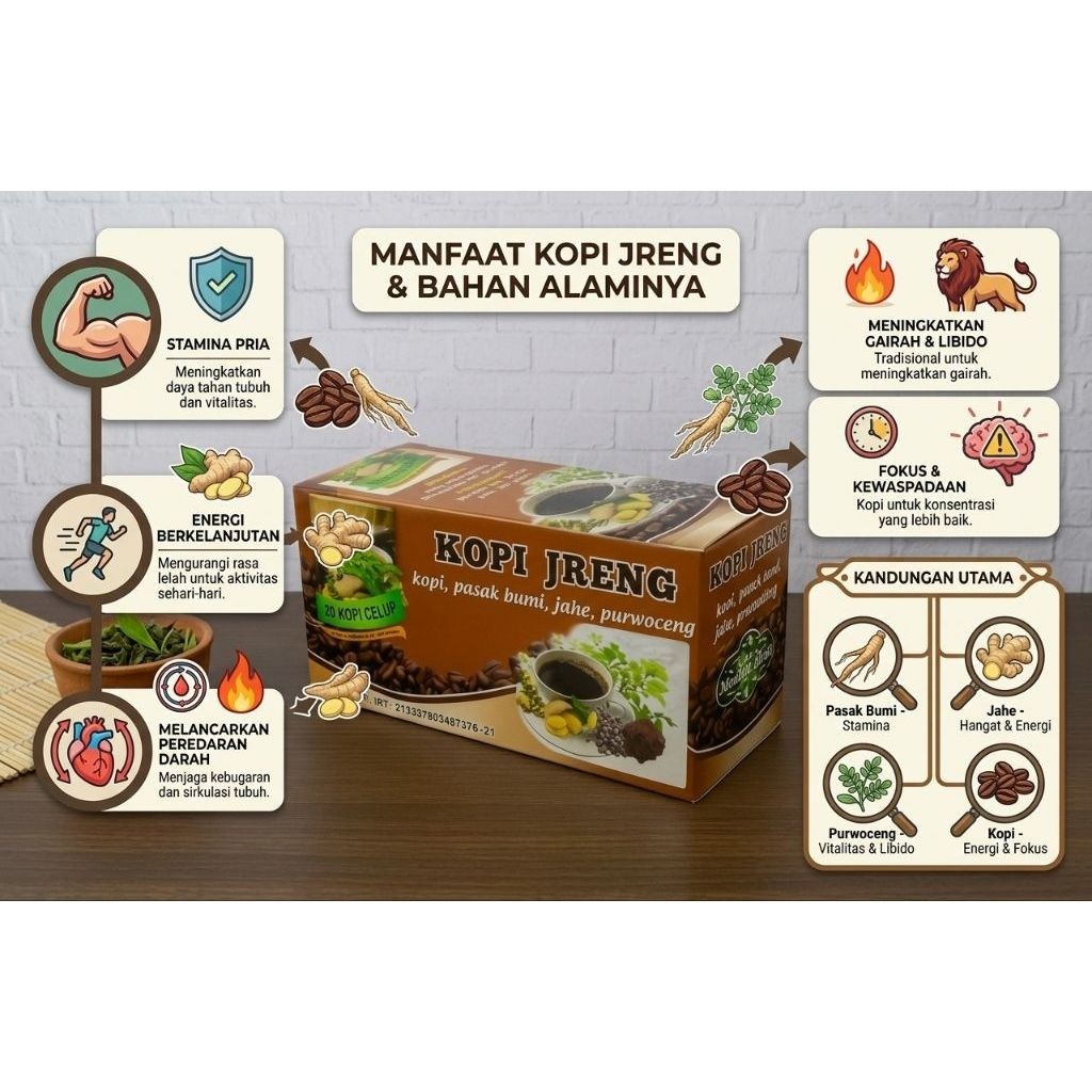 KOPI JRENG UNTUK STAMINA CV.SUPER PRIMA BPOM / KOPI JRENG