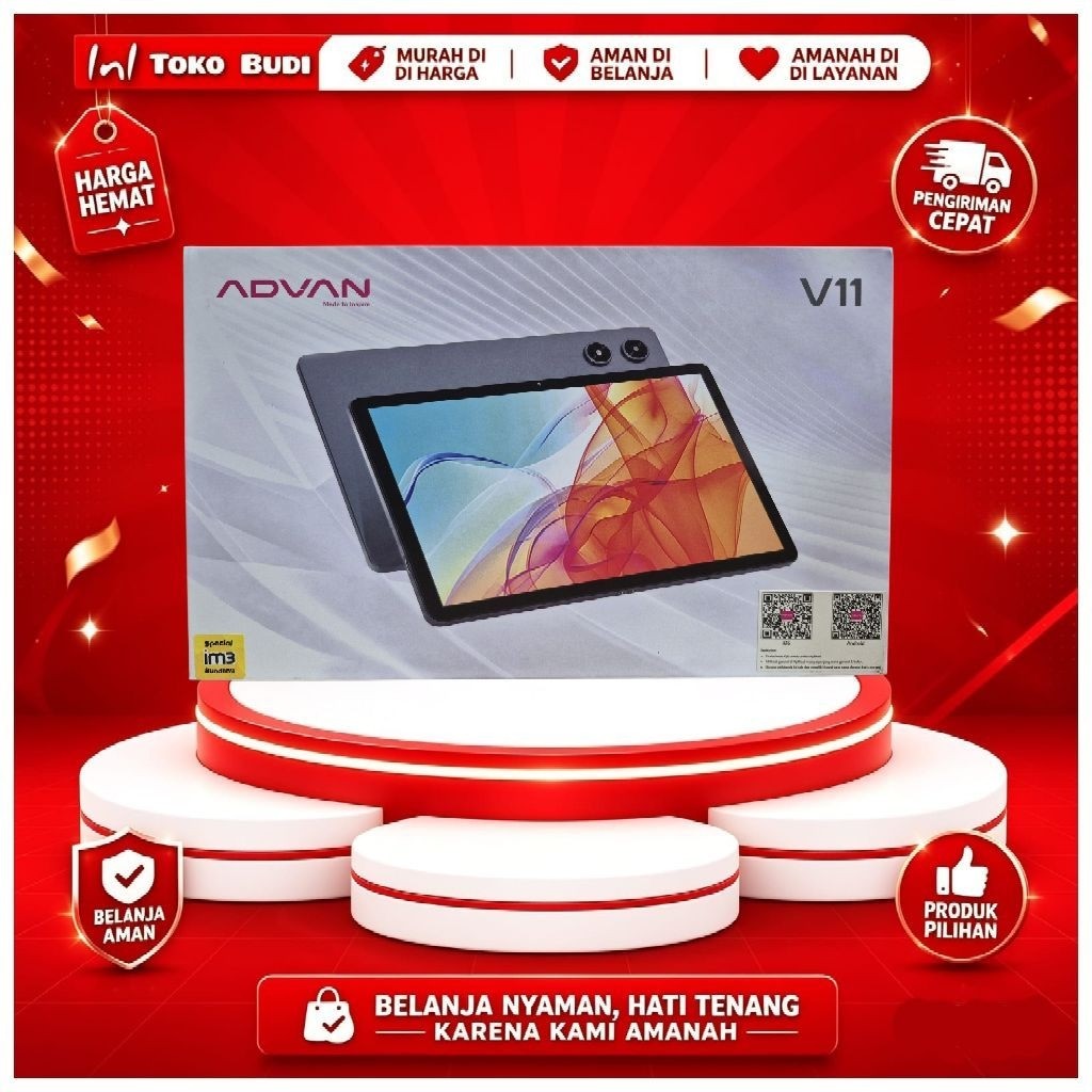 Advan Tablet V11 6/128 Ram 6Gb Internal 128Gb Xtab V11 Garansi Resmi