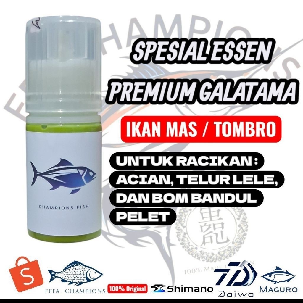 Essen Galatama Ikan Emas Tombro Spesial Premium 30ml FFA CHAMPIONS