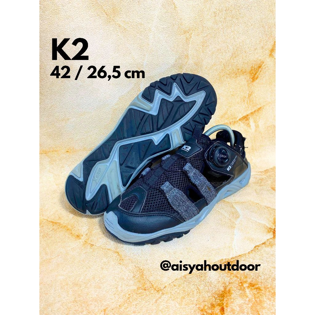 sepatu outdoor gunung hiking trailrun K2