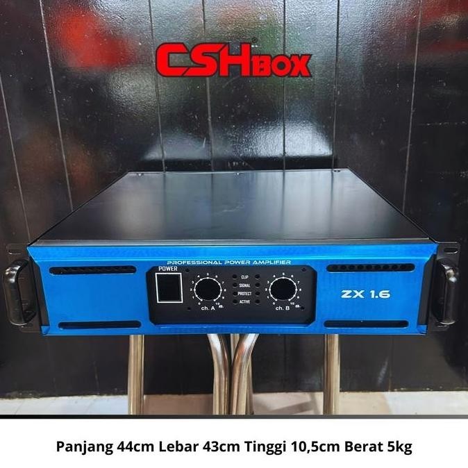Fremontshop - Box Power Amplifier Csh Ukuran 2U 2Channel Seri Zx, Td, Gb, Ab, Mx, Cr, Xli, Nmax Box 