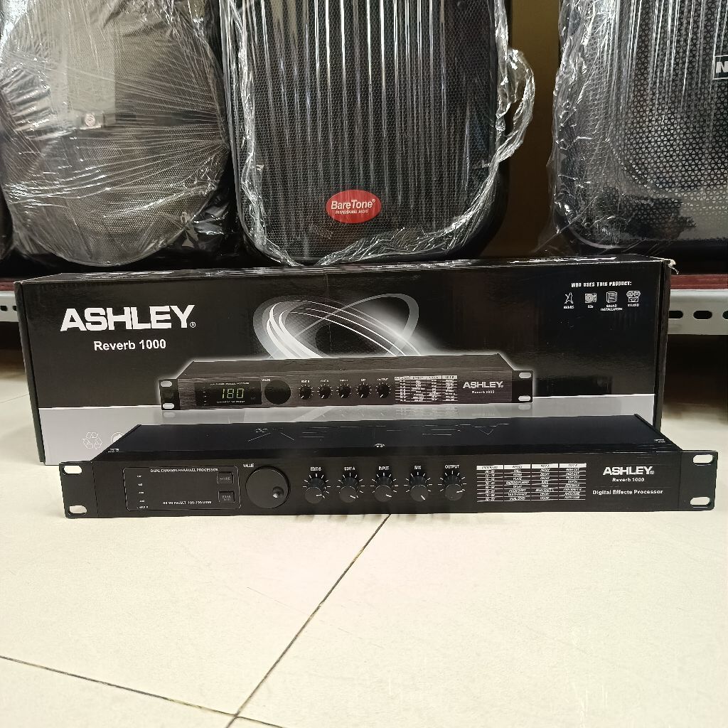 Efek Vocal Ashley Reverb 1000 Original Ashley Reverb 1000 efek vocal