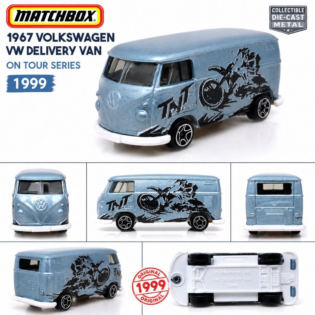 Matchbox 1967 Volkswagen VW Delivery Van On Tour Series 1999 Diecast Koleksi