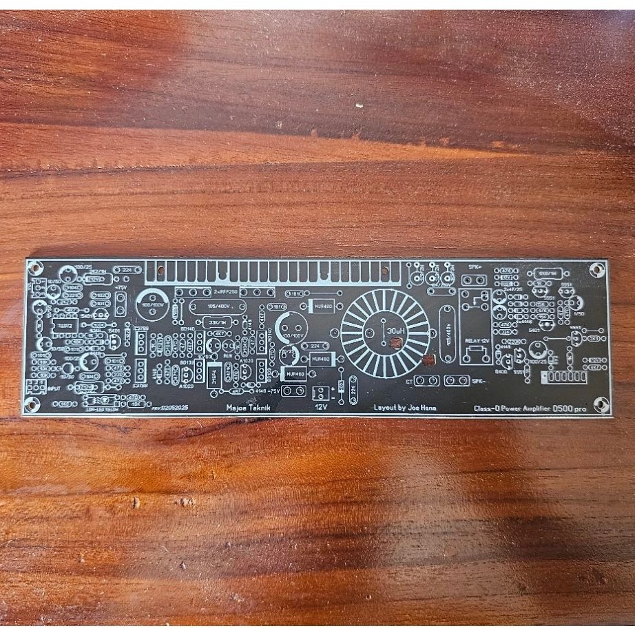 PCB D500 Pro dengan limiter dan led signaling