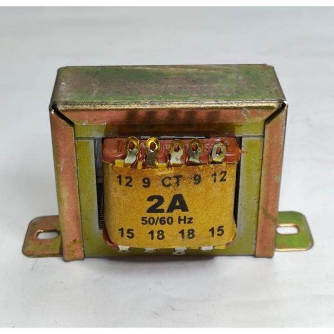 Trafo 2A Ct Trafo 2A Ct18 Volt 2 Ampere Tembaga (Au)