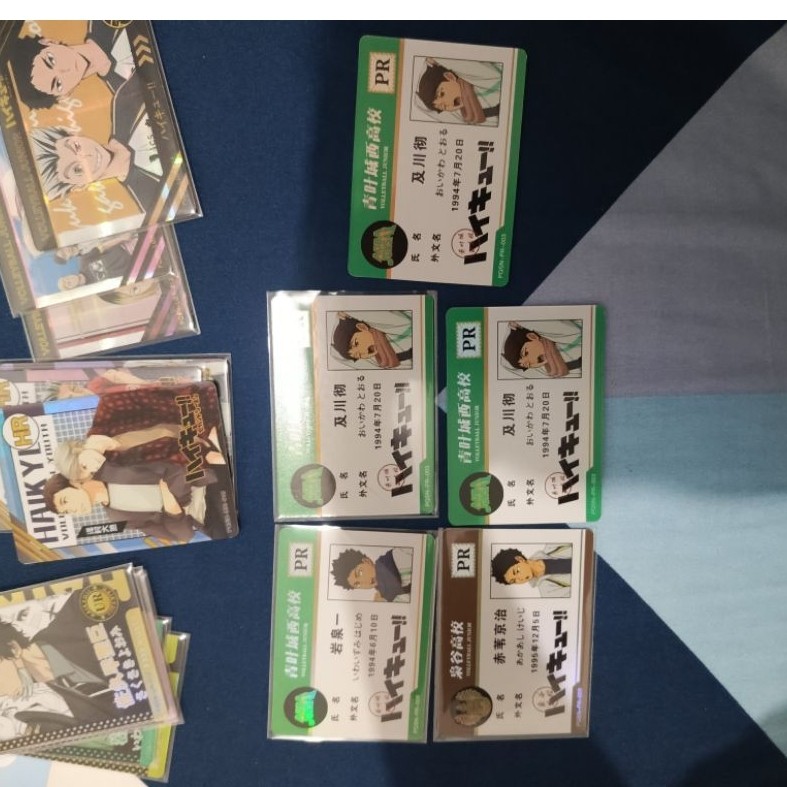 ID CARD HAIKYUU HAIKYU IWA IWAIZUMI OIKAWA KARTU PHOTOCARD