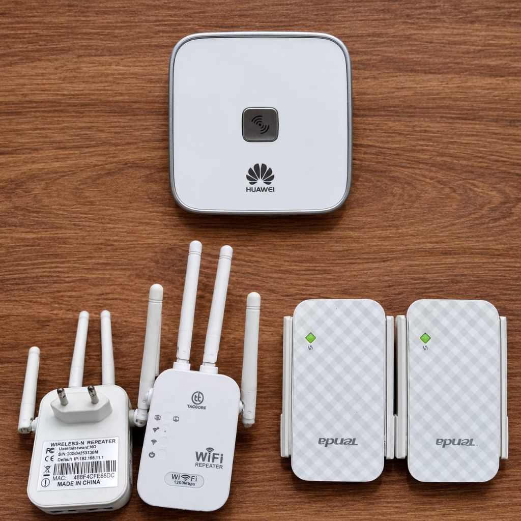Repeater WiFi Bekas Normal Siap Pakai | WiFi Extender Penguat Sinyal Internet