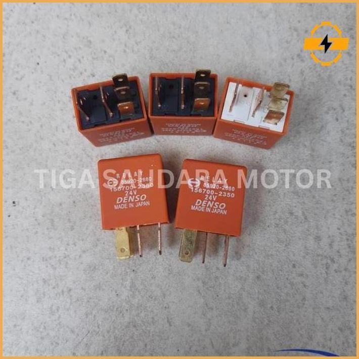 Relay Denso 24V Kaki 5 85920 - 2680 Hemat
