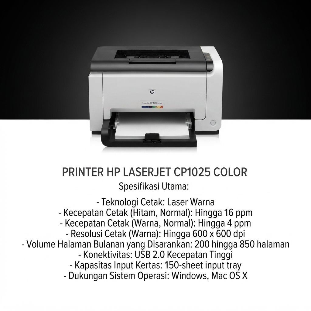 Printer hp Laserjet cp1025 color