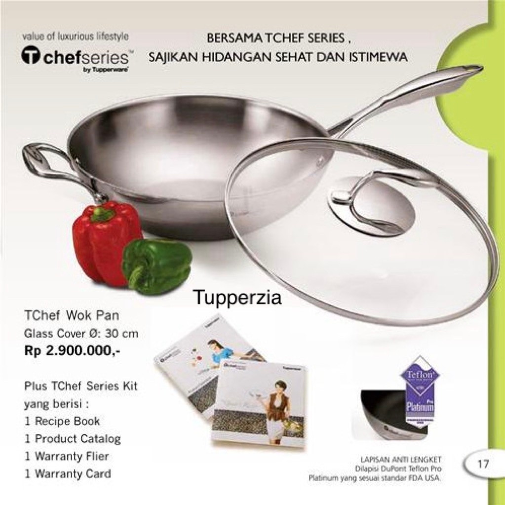 TChef Wok Pan Tupperware