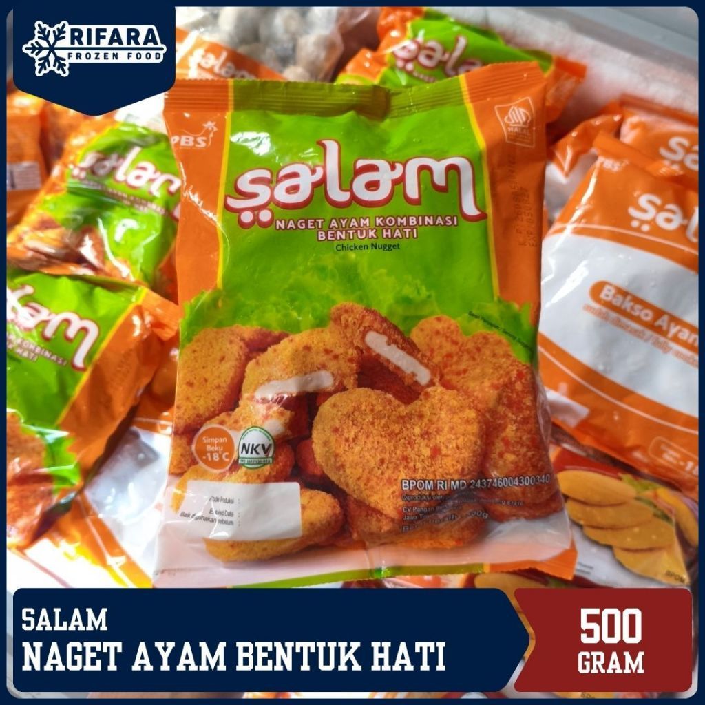 SALAM Nugget Bentuk Hati 500gr