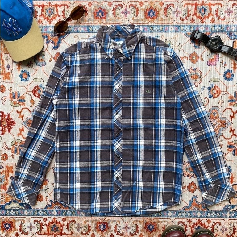 Kemeja Flanel Lacoste Second