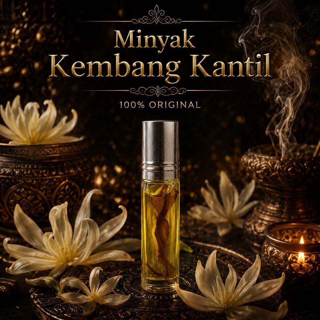 Parfum Kembang Kantil Asli Bali Wangian Badan/Ibadah Non Alkohol Original by Dewata Silver Bali - Fr