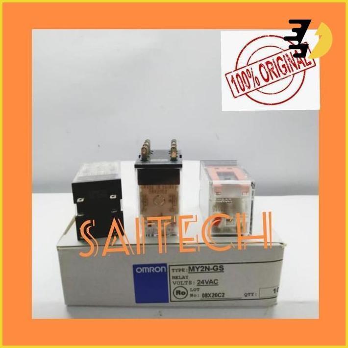 Relay Omron My2N-Gs-24Vac My2Ngs 24Vac Restock
