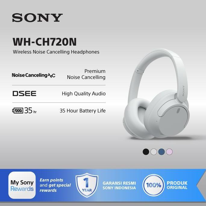 SONY WH-CH720N White Wireless Noise Cancelling Headphone / CH720N