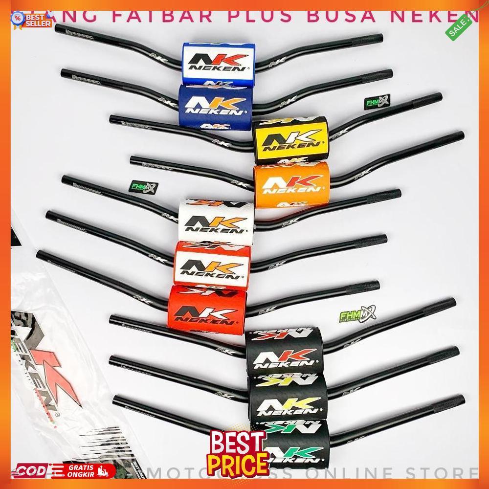 Stang fatbar setang neken NK Neken plus busa original