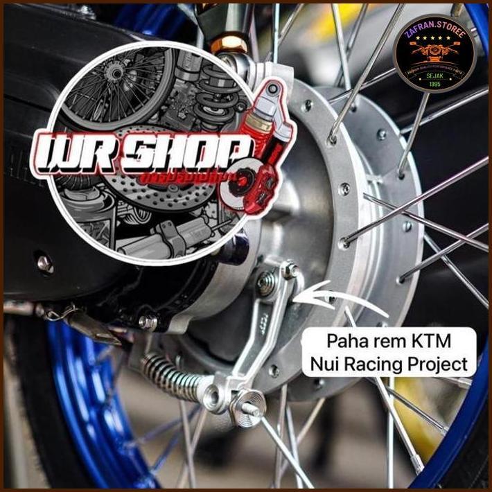 PAHA REM BELAKANG MIO FINO NOUVO PAHA REM NUI RACING PROJECT ORIGINAL THAILAND MOTORCYCLE MURAH!