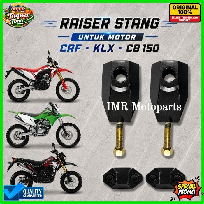 Raiser Stang  Warna Hitam Klx Bf, Dtracker New, Crf 150 L Dan Cb150R.