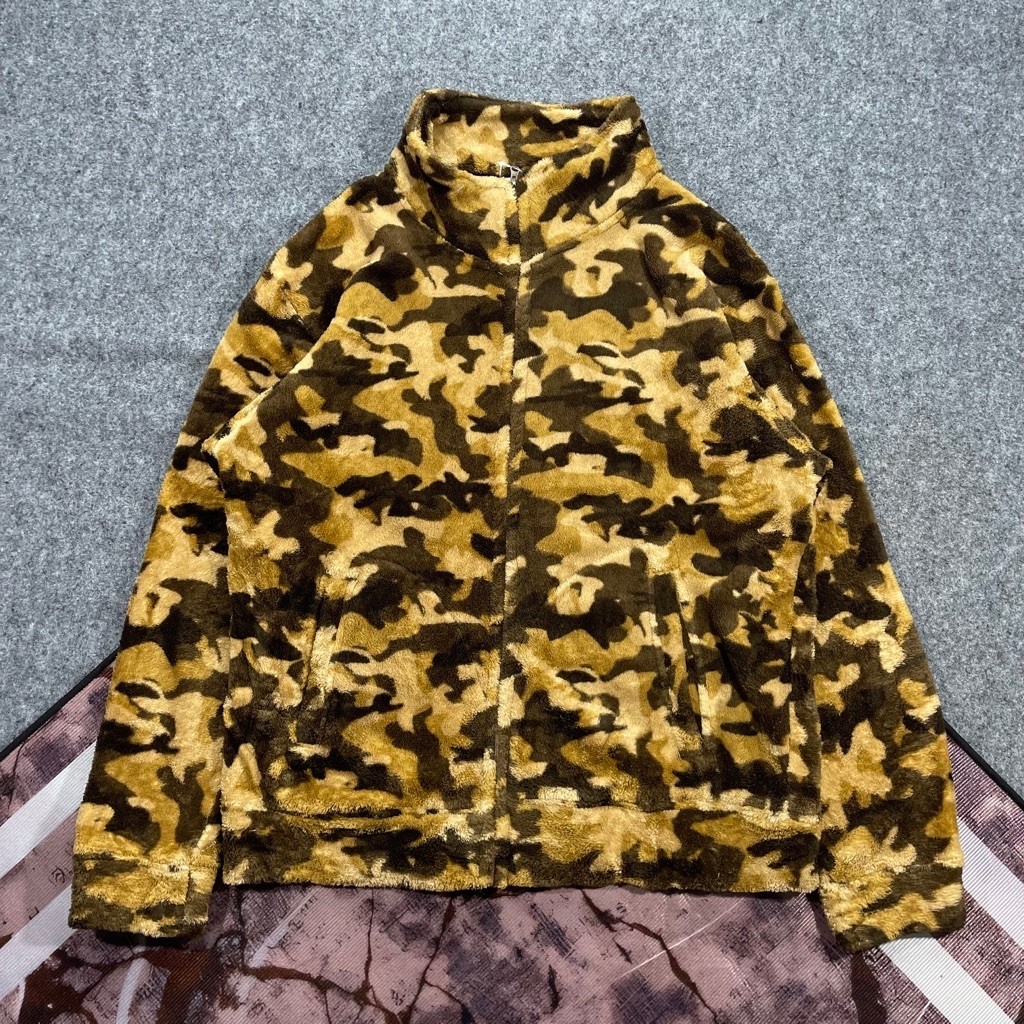 Jaket fleece camo Warm Boa second