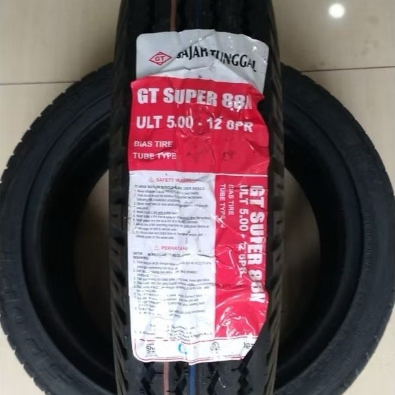 ban mobil standar muatan 5.00 r12 merk GT kondisi baru