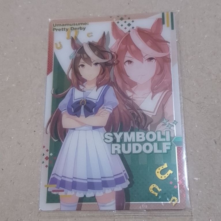 Uma Musume Symboli Rudolf Wafer card