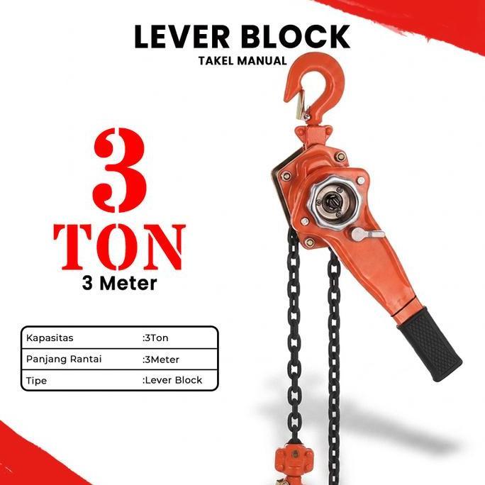 AOGE Lever Block 1T 2T 3T dan 6T (3 Meter)