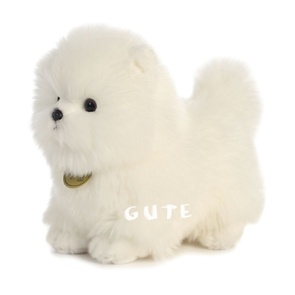 Boneka Anjing Pom Putih