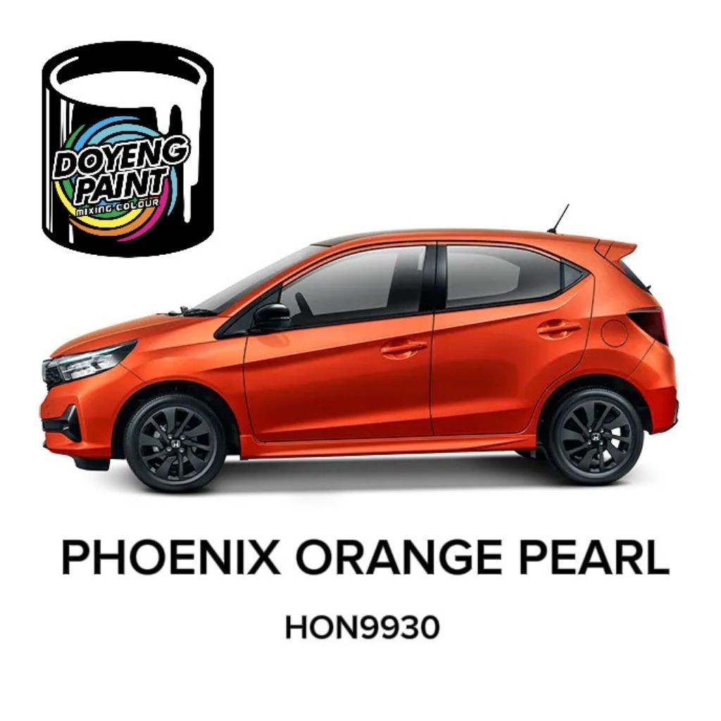 Cat PU Phoenix Orange Pearl honda brio - DP LAVA