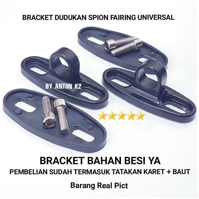BREKET SPION FAIRING/BRACKET DUDUKAN SPION MOTOR FAIRING UNIVERSAL AK2